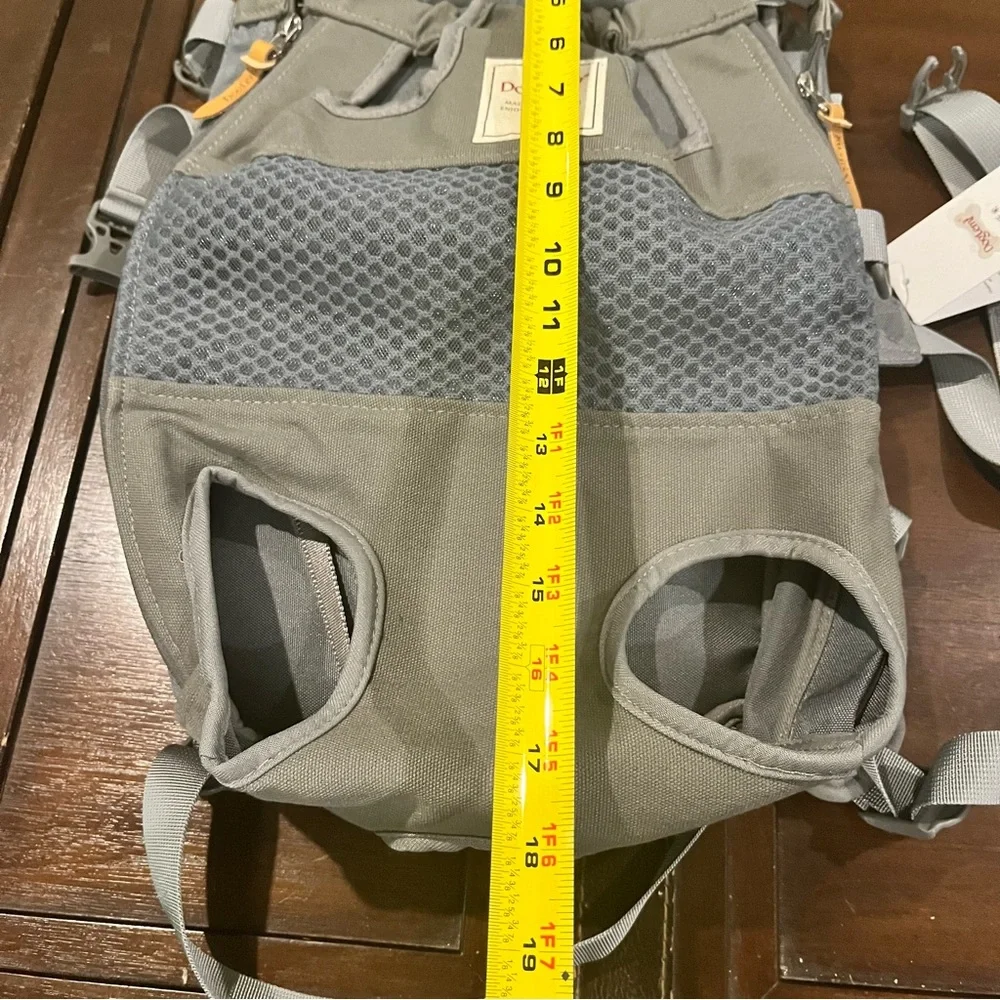 Dog Cat Carrier Backpack - Doglemi Gray new with tags